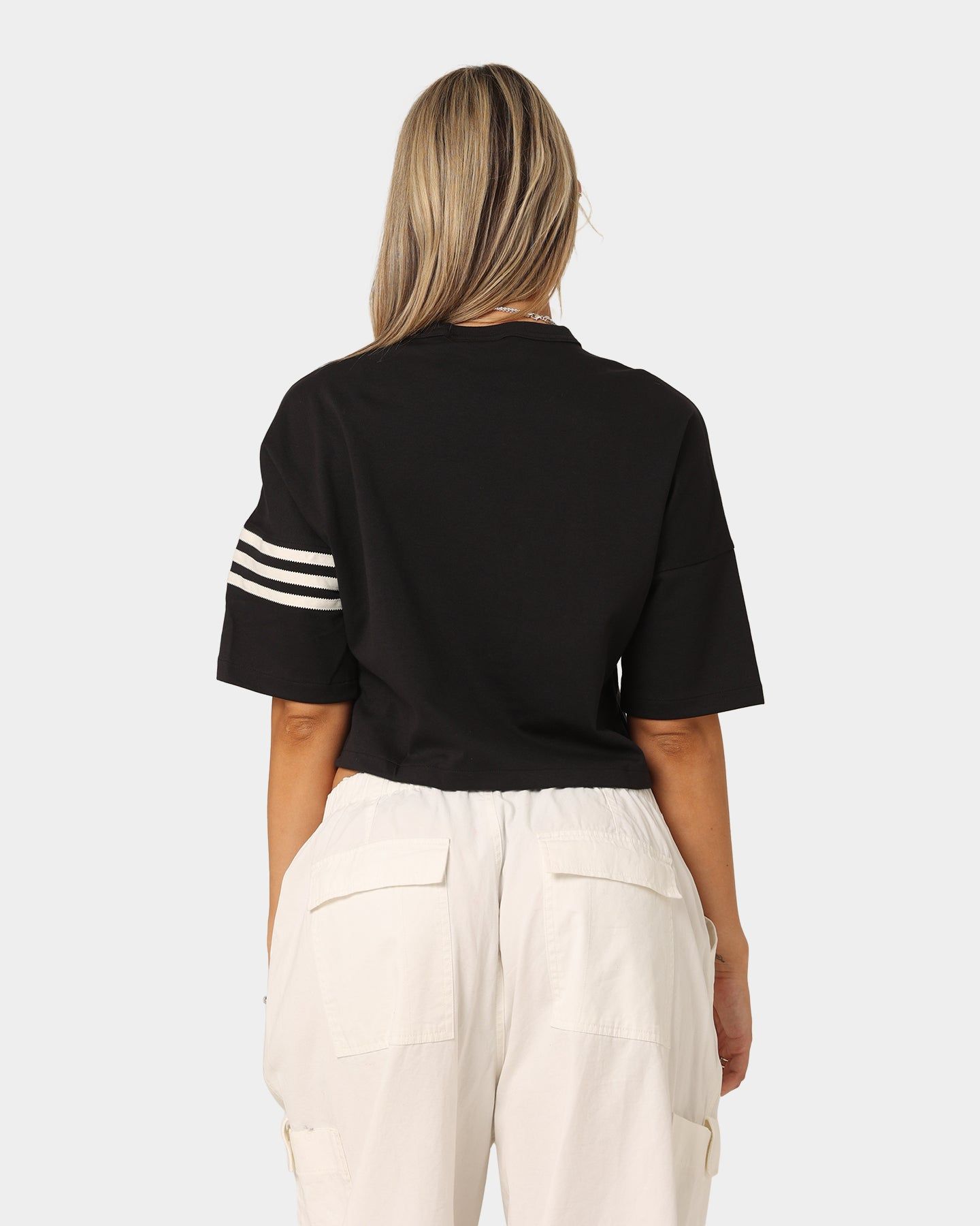 Adidas Women's NeuClassics T-Shirt Black sold by Culture Kings product image thumbnail 4