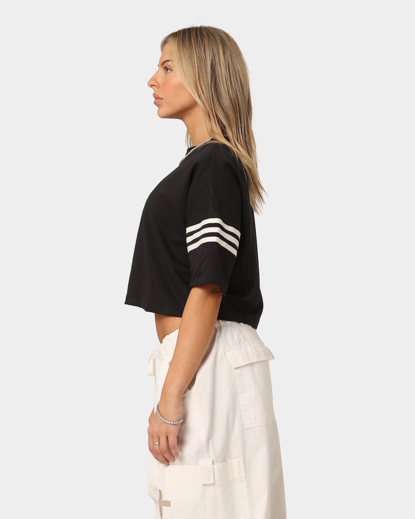 Adidas Women's NeuClassics T-Shirt Black sold by Culture Kings product image thumbnail 6
