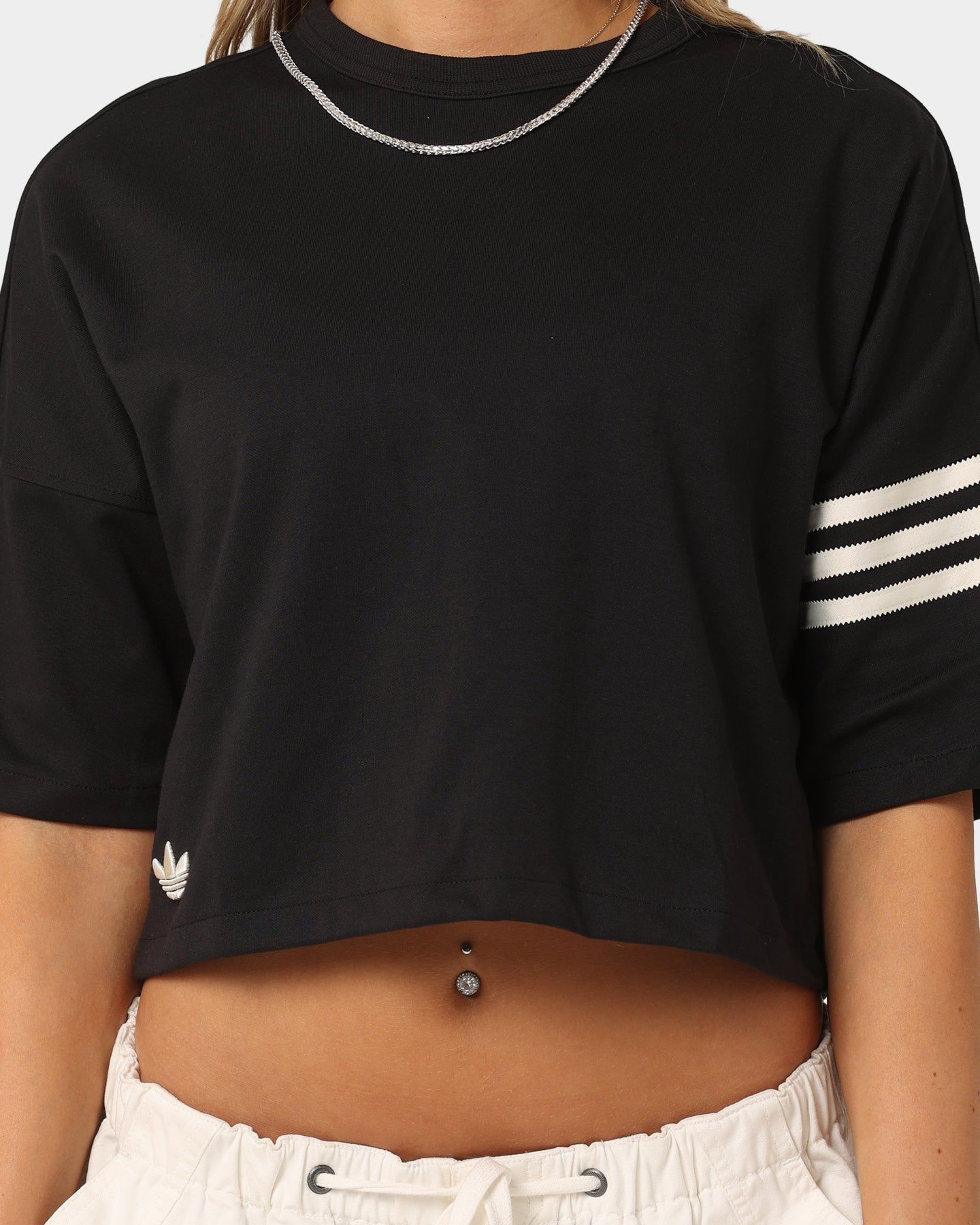Adidas Women's NeuClassics T-Shirt Black sold by Culture Kings product image thumbnail 3