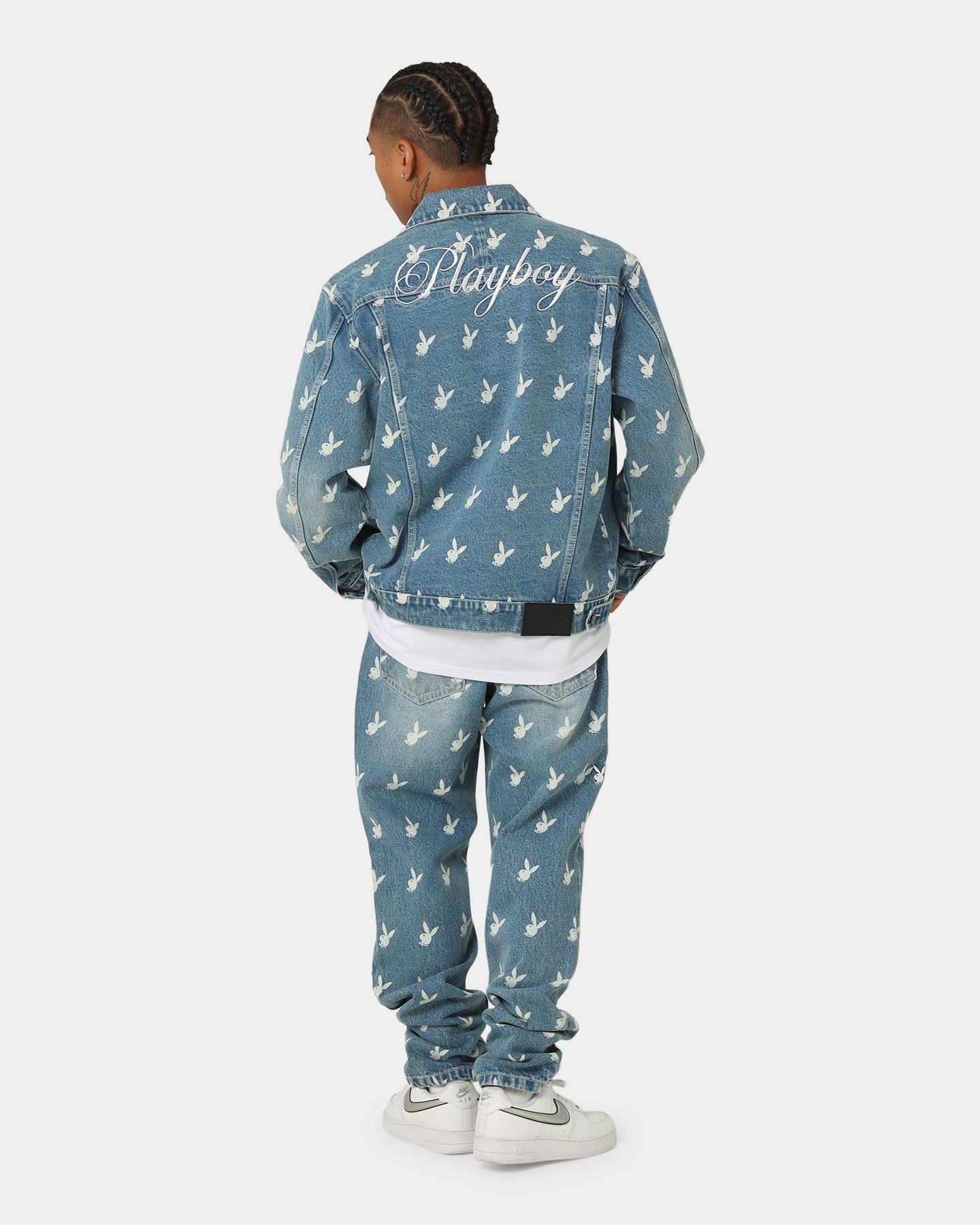 Playboy By CK Players Denim Jacket Vintage Blue sold by Culture Kings product image thumbnail 4