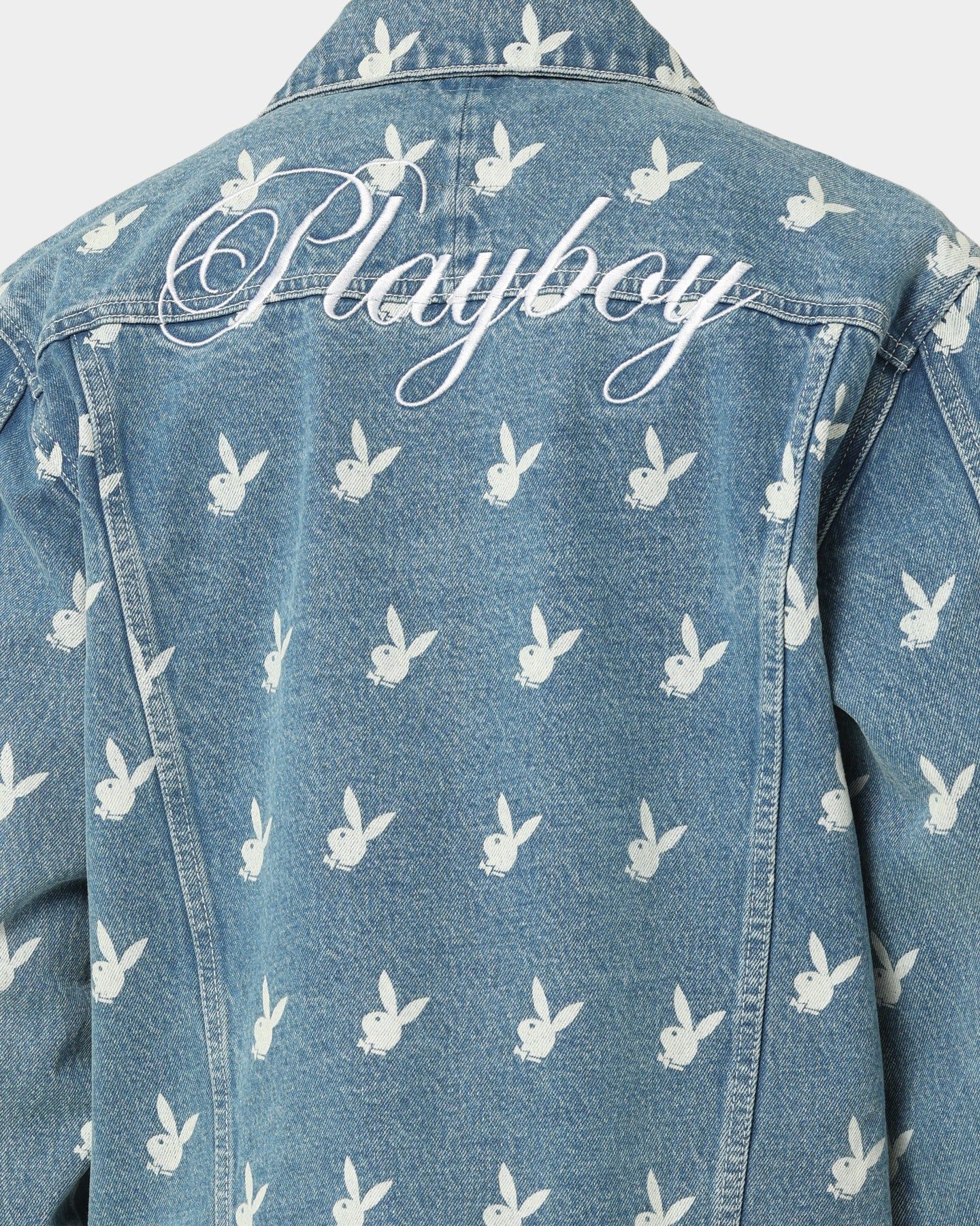 Playboy By CK Players Denim Jacket Vintage Blue sold by Culture Kings product image thumbnail 6