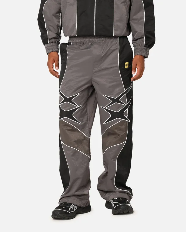 Loiter Paradise Track Pants Black/Grey sold by Culture Kings