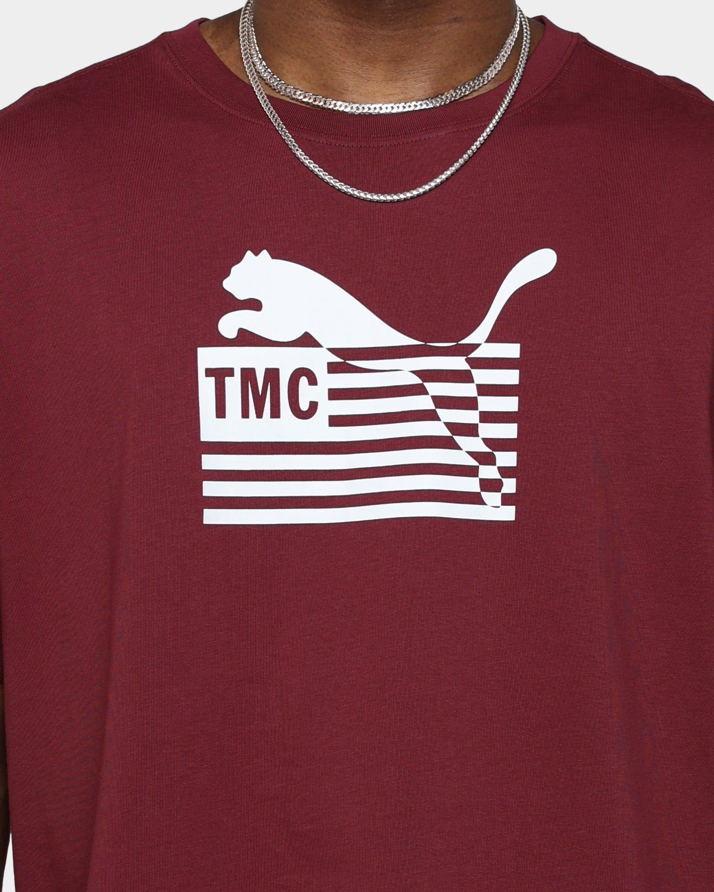 Puma X TMC Every Day Hussle T-Shirt Burgundy sold by Culture Kings product image thumbnail 3