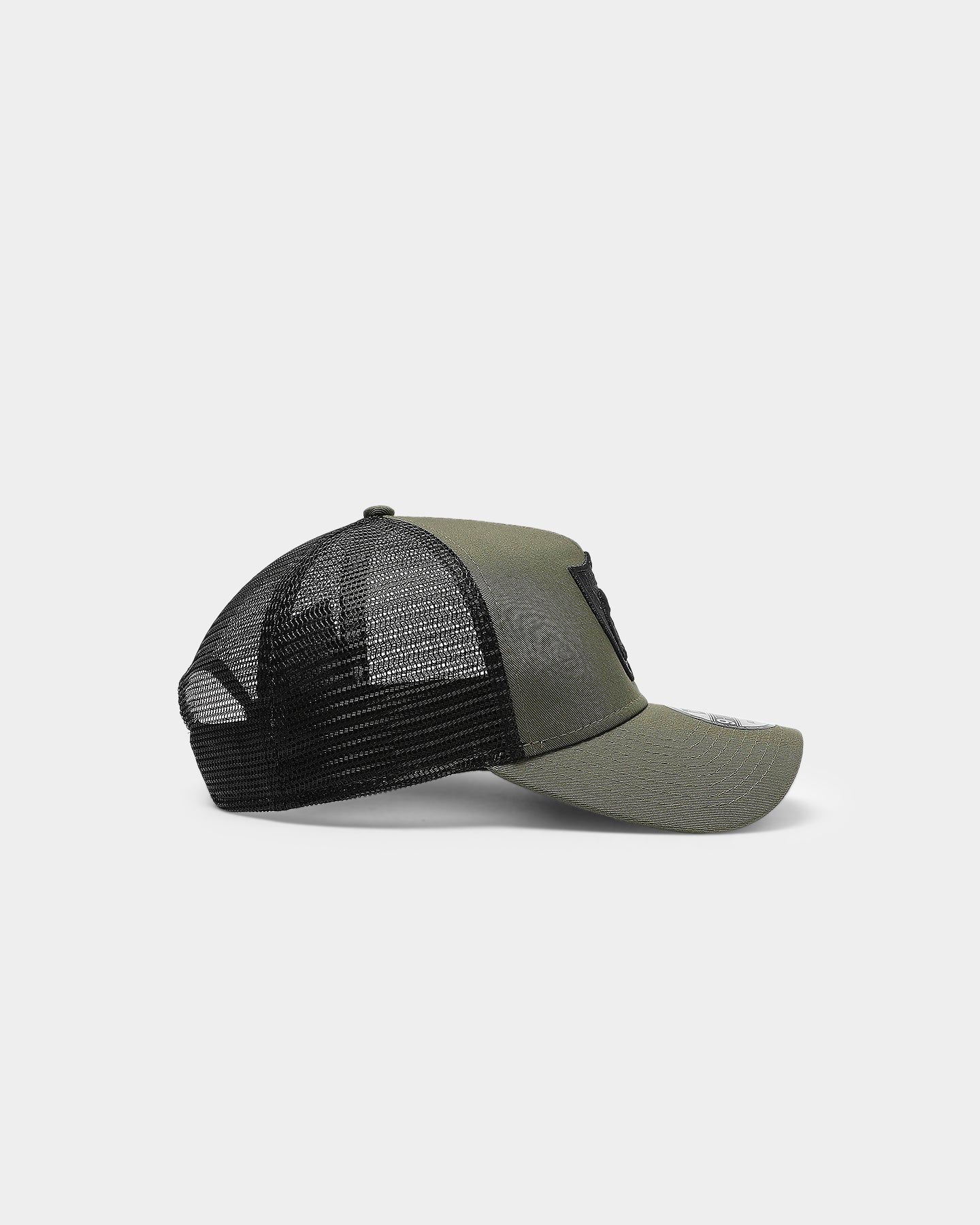 New Era Las Vegas Raiders 9FORTY A-Frame Trucker Snapback Olive/Black sold by Culture Kings product image thumbnail 4