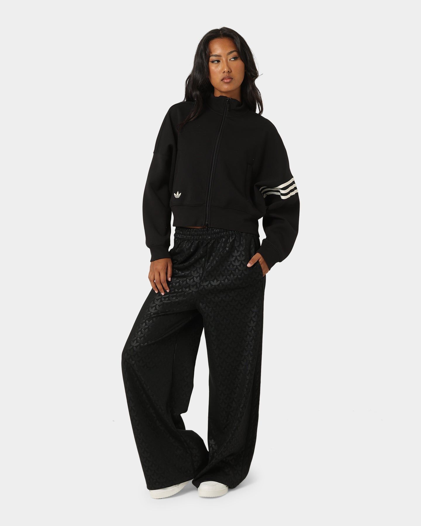 Adidas Women's Tracktop Jacket Black sold by Culture Kings product image thumbnail 2