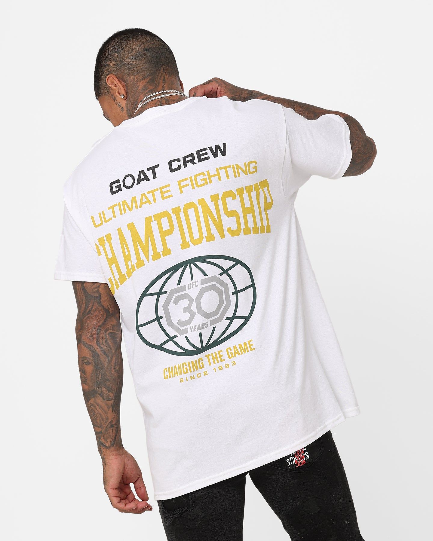 UFC By Goat Crew 30th Anniversary Vintage T-Shirt White sold by Culture Kings product image thumbnail 2