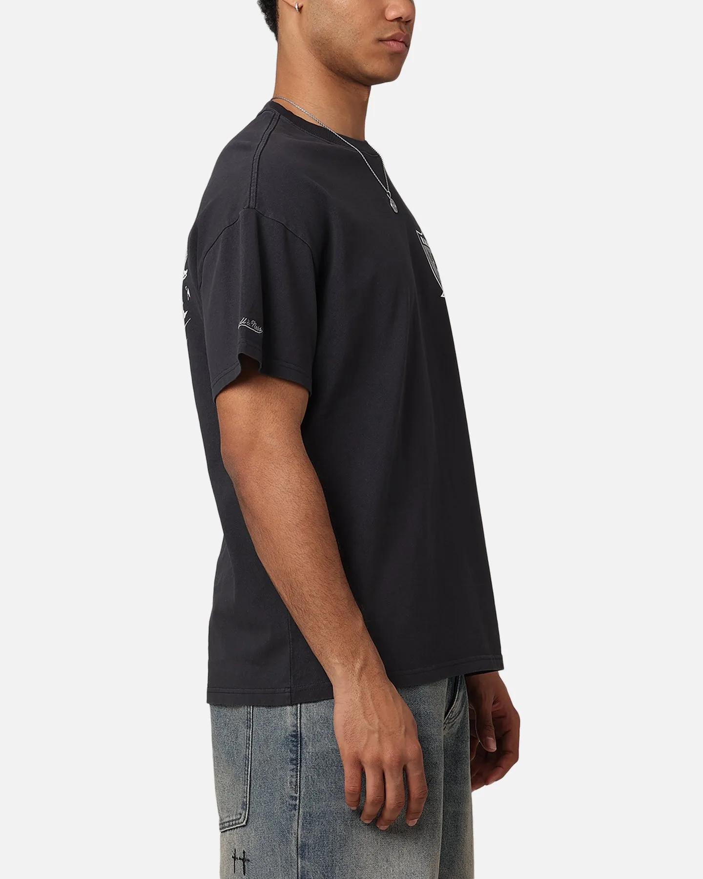Mitchell & Ness Las Vegas Raiders Flames T-Shirt Faded Black sold by Culture Kings product image thumbnail 5