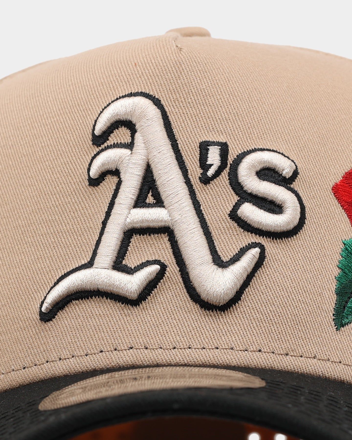 New Era Oakland Athletics 'Tumbleweed Roses' 9FORTY A-Frame Snapback Camel/Black/Stone sold by Culture Kings product image thumbnail 5