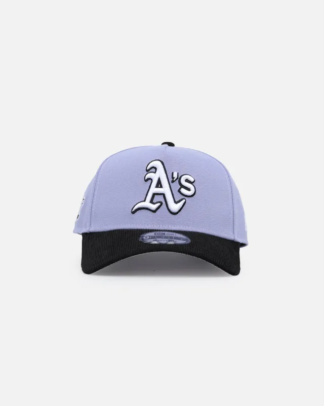 New Era Oakland Athletics 9FORTY A-Frame Snapback Lavender/Black sold by Culture Kings