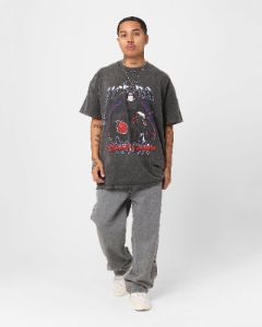 Goat Crew X Naruto Itachi Uchiha Heavyweight Vintage T-Shirt Black Wash sold by Culture Kings