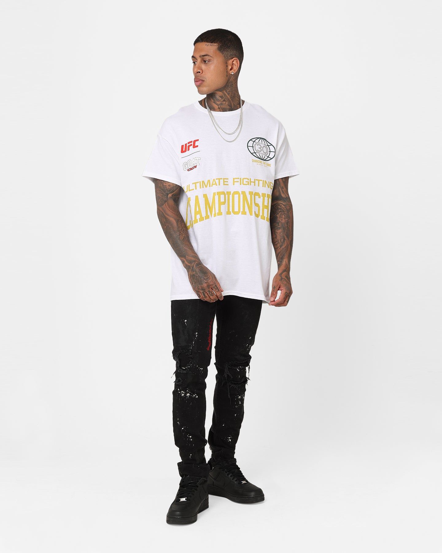 UFC By Goat Crew 30th Anniversary Vintage T-Shirt White sold by Culture Kings product image thumbnail 3