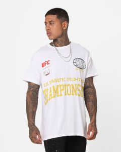 UFC By Goat Crew 30th Anniversary Vintage T-Shirt White sold by Culture Kings