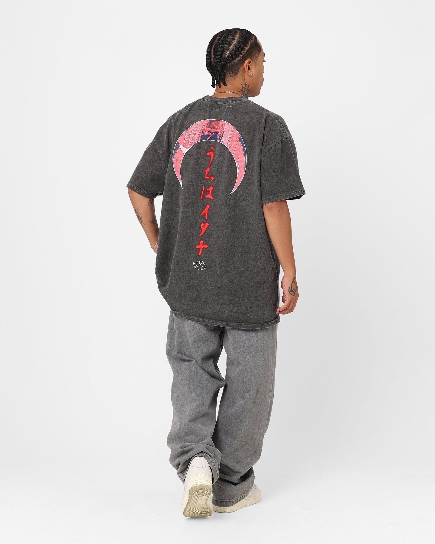 Goat Crew X Naruto Itachi Uchiha Heavyweight Vintage T-Shirt Black Wash sold by Culture Kings product image thumbnail 8