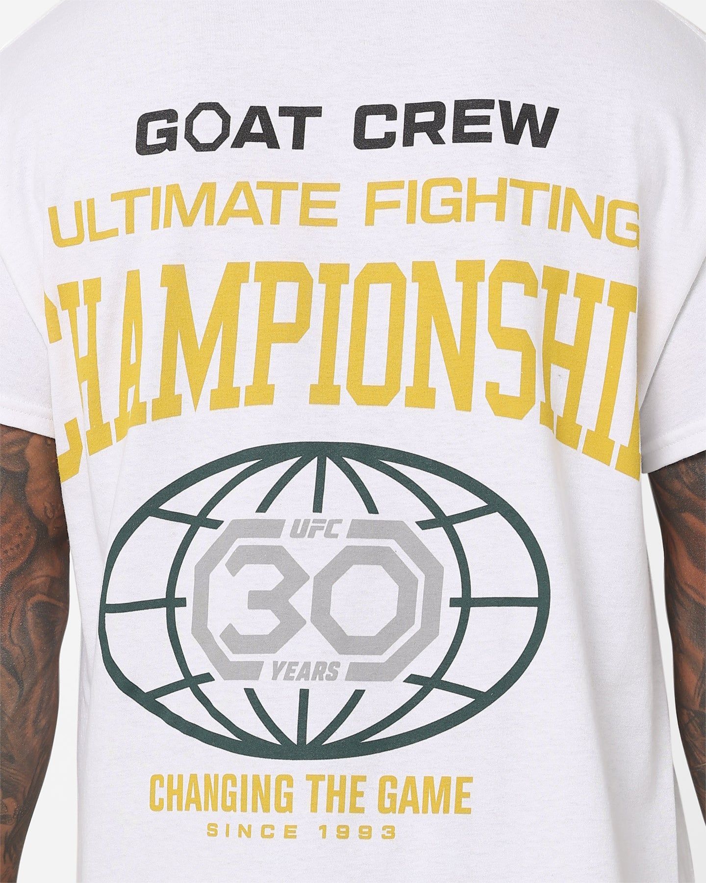 UFC By Goat Crew 30th Anniversary Vintage T-Shirt White sold by Culture Kings product image thumbnail 5