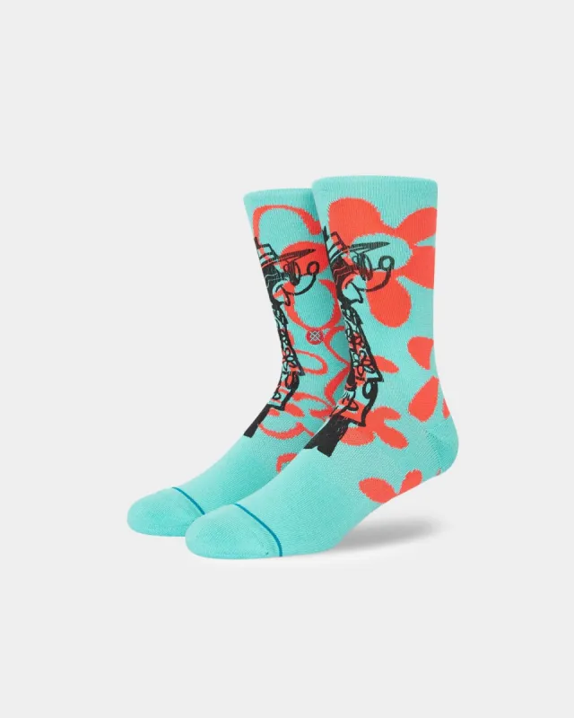Stance X Russ Pope Surf Check Socks Blue sold by Culture Kings