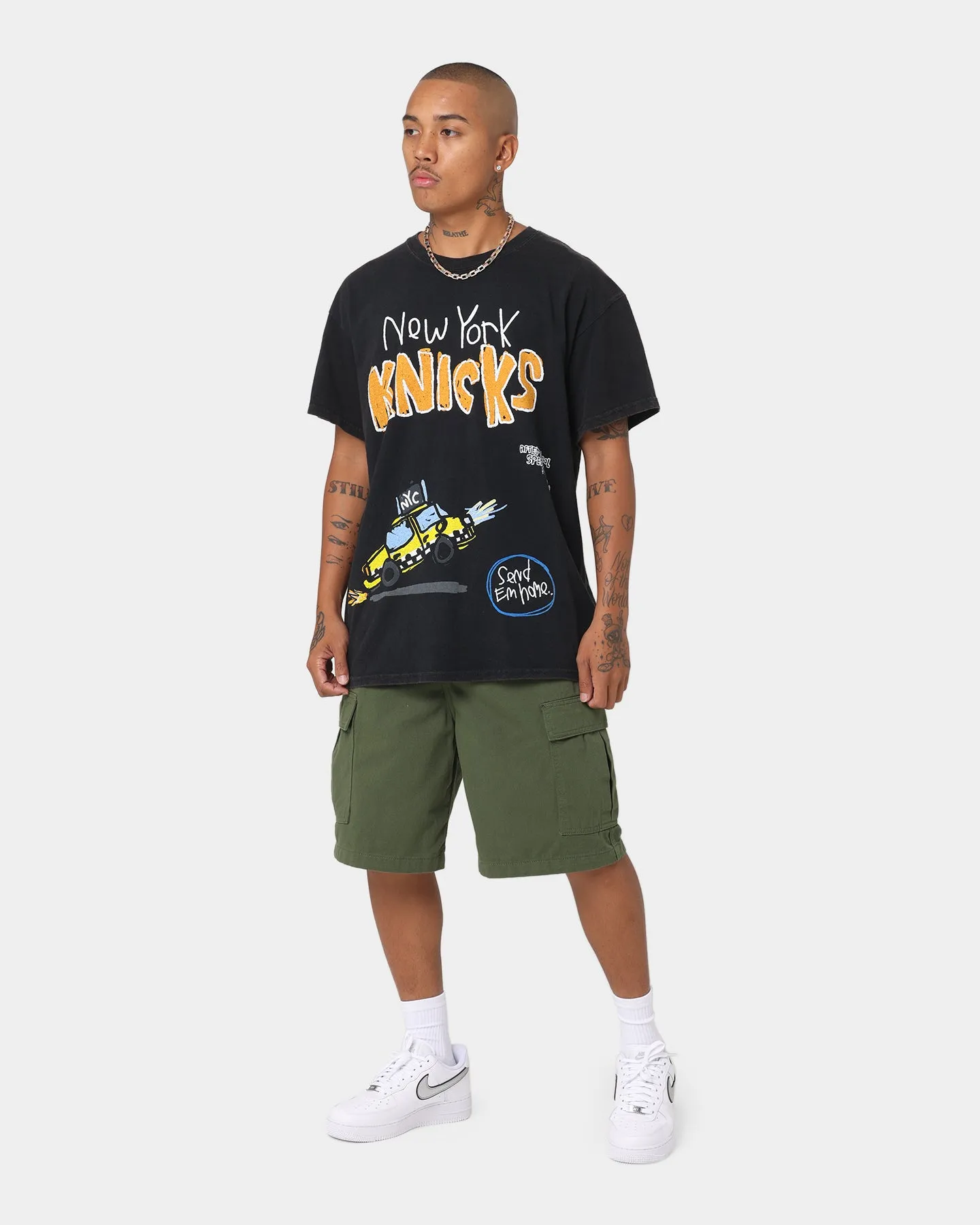 After School Special New York Knicks T-Shirt Black Wash sold by Culture Kings product image thumbnail 3