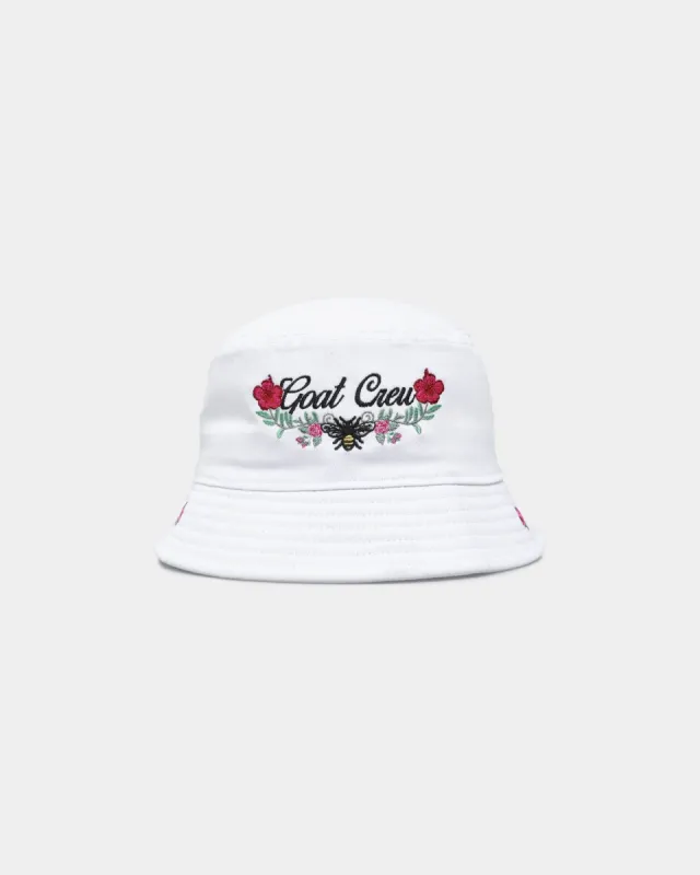 Goat Crew Goat Crew X Thexhan Floral Bucket Hat White sold by Culture Kings