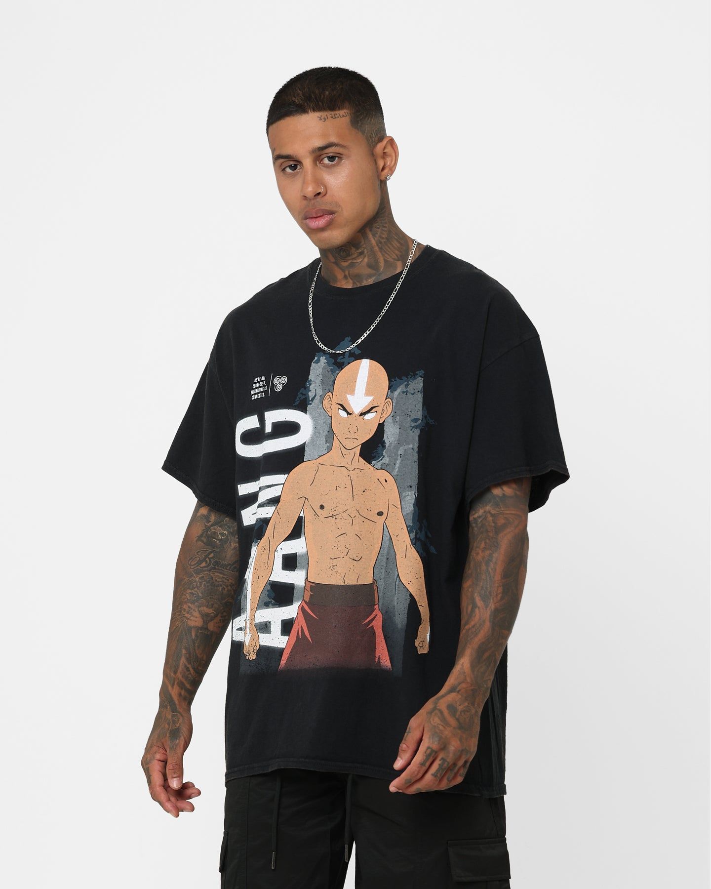 Goat Crew X Avatar: The Last Airbender Aang Vintage T-Shirt Black Wash sold by Culture Kings