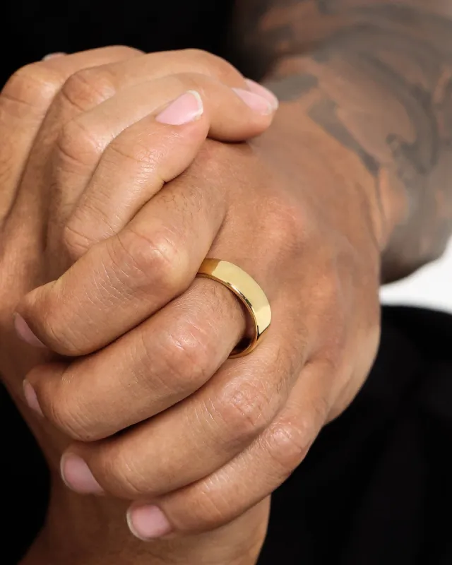 House Of Auric Resolute Ring 18K Gold Vermeil made by Culture Kings