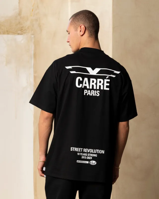 Carre Revolution Oversized T-Shirt Black sold by Culture Kings