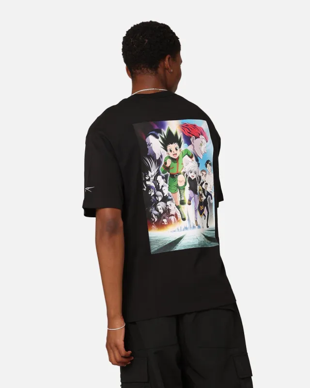 Reebok X Hunter X Hunter Heroes V Villains T-Shirt Black sold by Culture Kings
