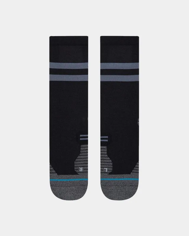 Stance Run Light Crew Socks Black sold by Culture Kings