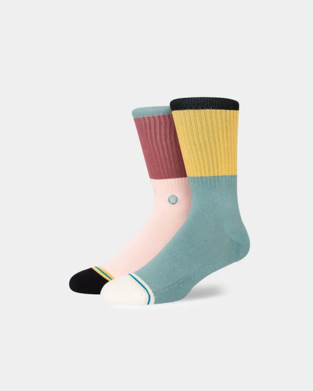 Stance Blocked Crew Socks Multi-Coloured sold by Culture Kings