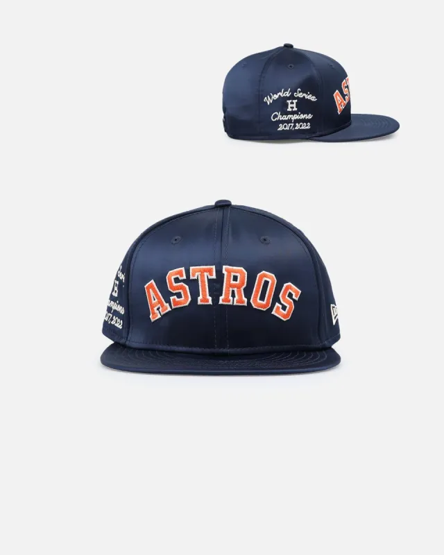 New Era Houston Astros 'Satin Script' 9FIFTY Snapback OTC sold by Culture Kings