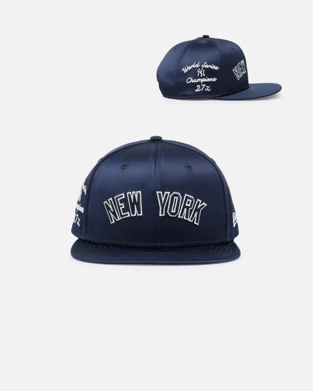 New Era New York Yankees 'Satin Script' 9FIFTY Snapback OTC sold by Culture Kings