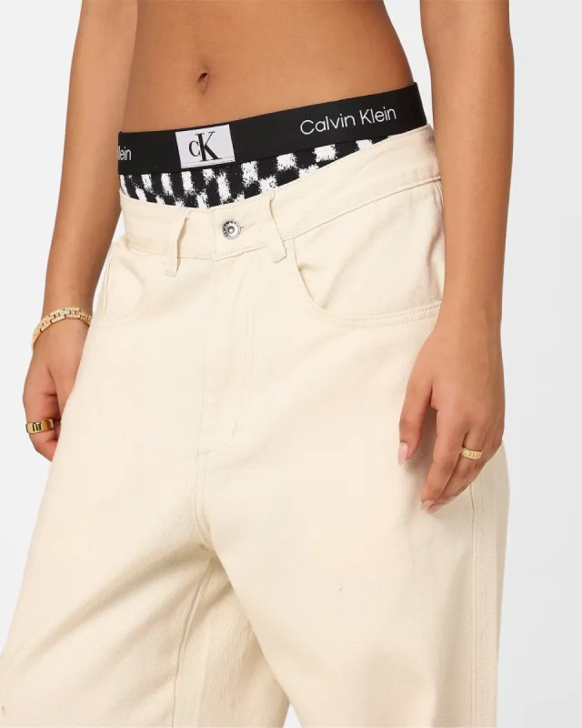 Calvin Klein Women's 1996 Cotton Modern Thong Checkerboard/Black sold by Culture Kings