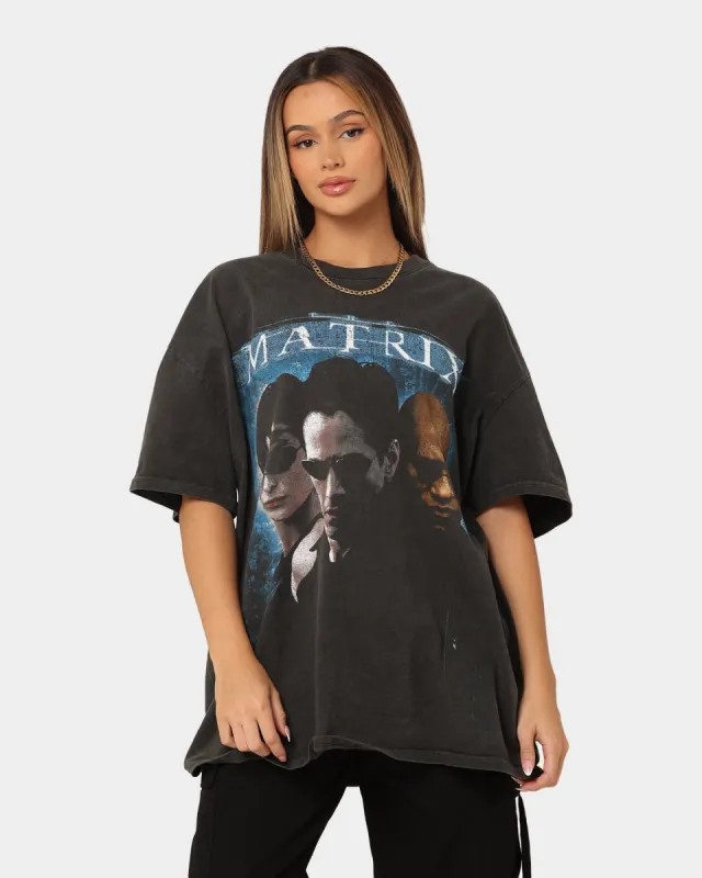 American Thrift X The Matrix Heavyweight Vintage T-Shirt Black Wash sold by Culture Kings