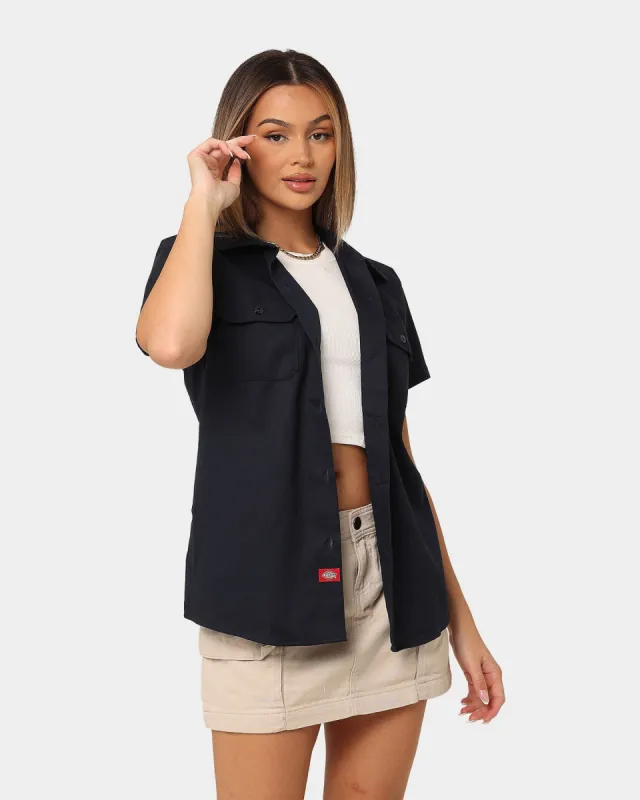 Dickies Women's 574 Short Sleeve Work Shirt Dark Navy sold by Culture Kings