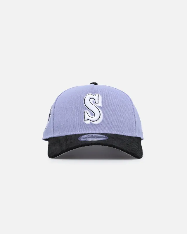 New Era Seattle Mariners 9FORTY A-Frame Snapback Lavender/Black sold by Culture Kings