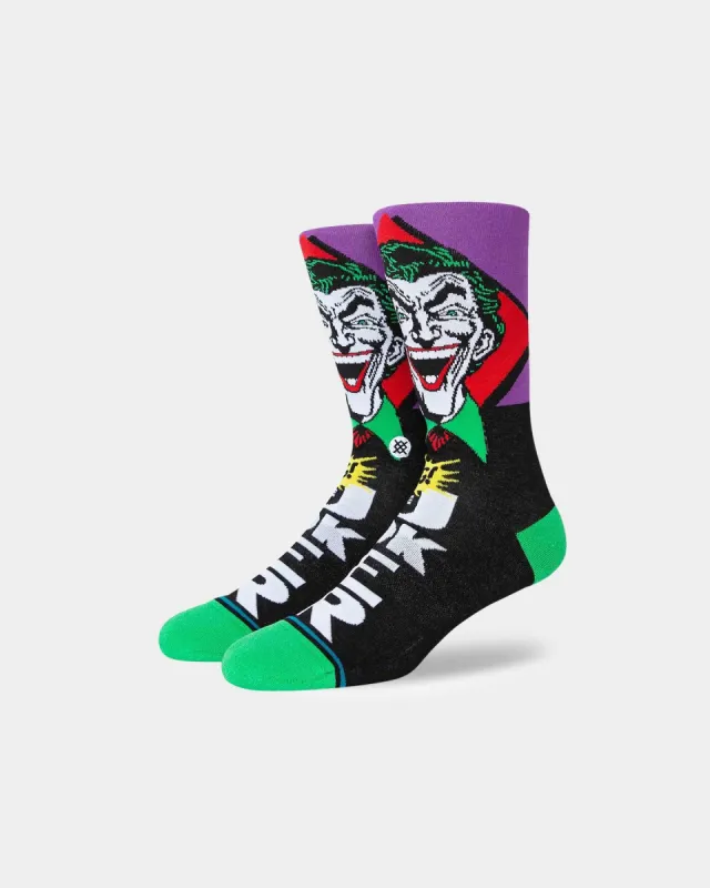 Stance X DC Joker Comic Socks Black sold by Culture Kings