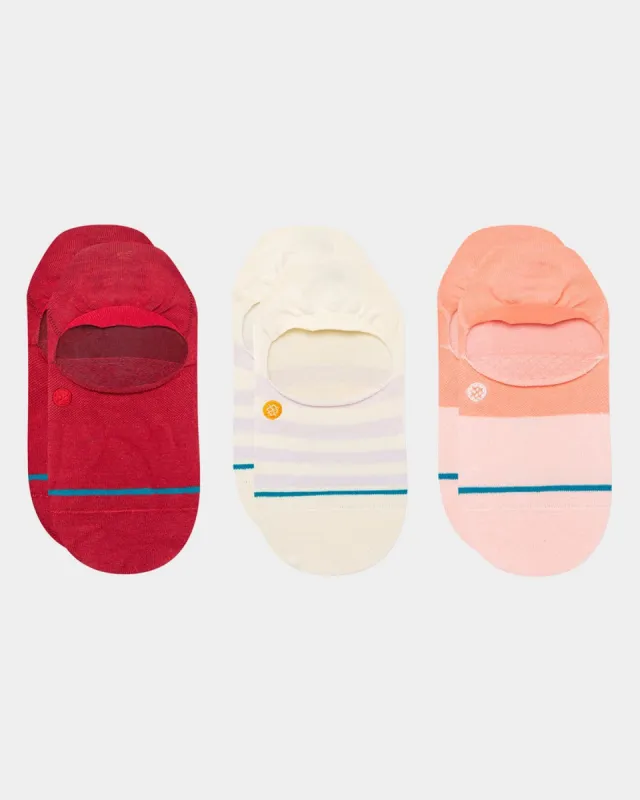 Stance Women's Absolute Ankle Socks 3 Pack Red sold by Culture Kings