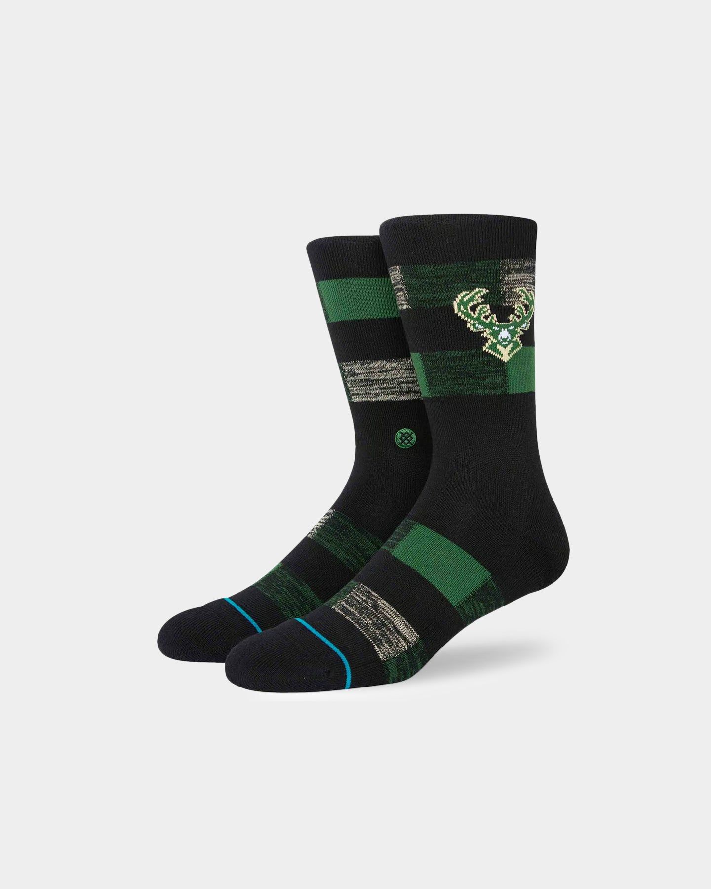 Stance X NBA Milwaukee Bucks Cryptic Socks Black sold by Culture Kings product image thumbnail 3