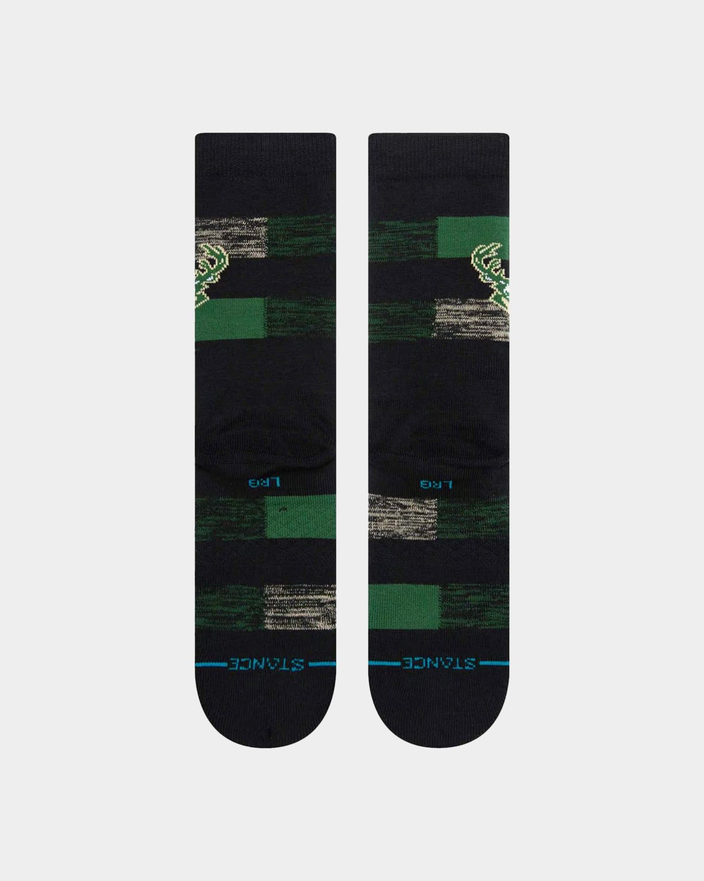 Stance X NBA Milwaukee Bucks Cryptic Socks Black sold by Culture Kings product image thumbnail 2