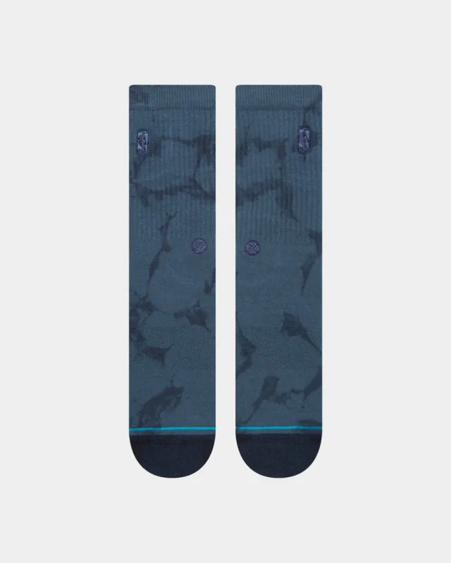 Stance X NBA Logoman Dye Crewcut Socks Navy sold by Culture Kings