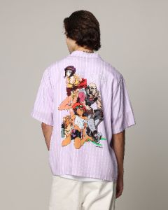 Loiter X Cowboy Bebop Button Up Shirt Lilac sold by Culture Kings