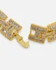 Saint Morta Baguette Interlink Bracelet Iced Gold sold by Culture Kings