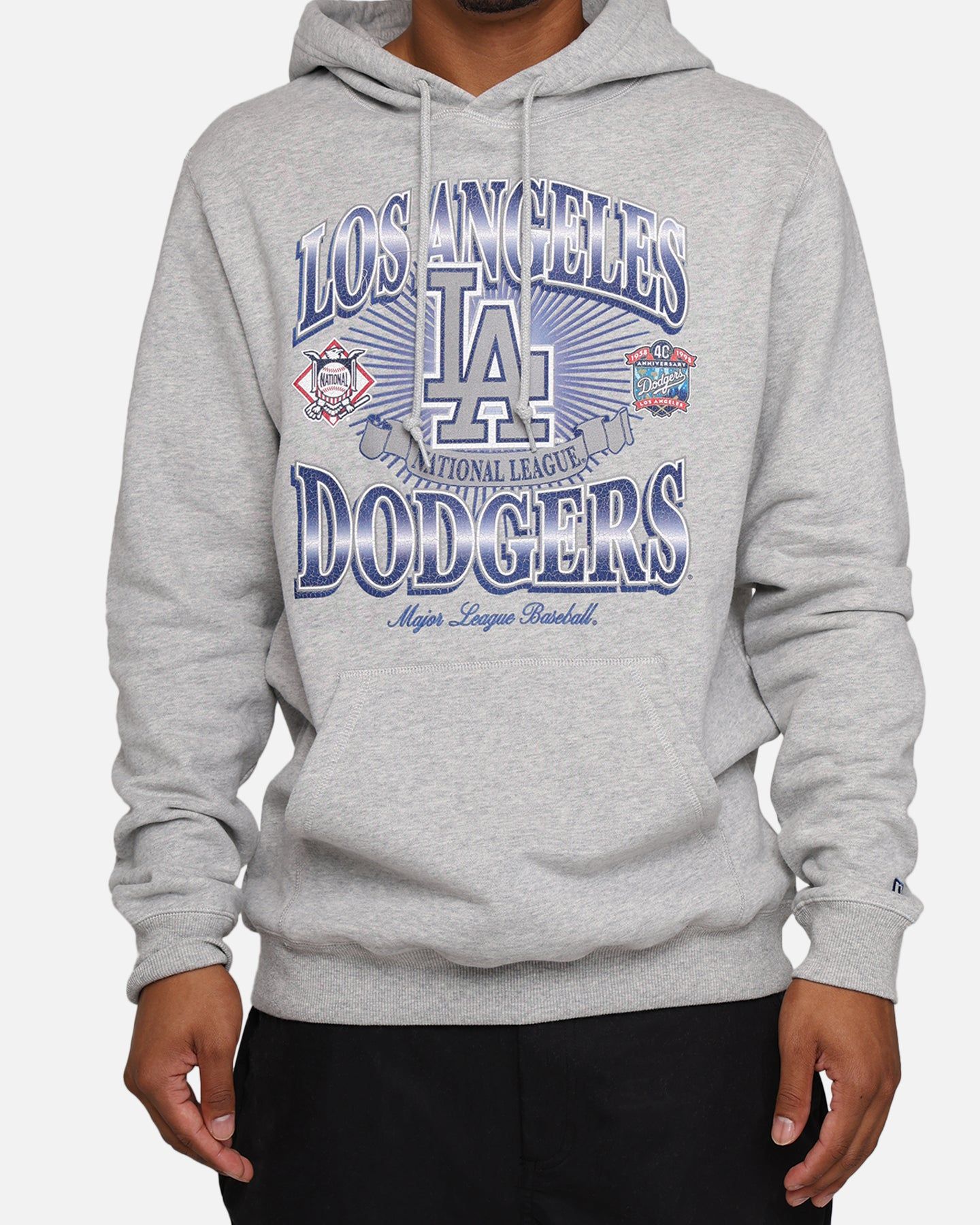 New Era Los Angeles Dodgers Pullover Hoodie Grey sold by Culture Kings product image thumbnail 4