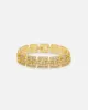 Saint Morta Baguette Interlink Bracelet Iced Gold sold by Culture Kings