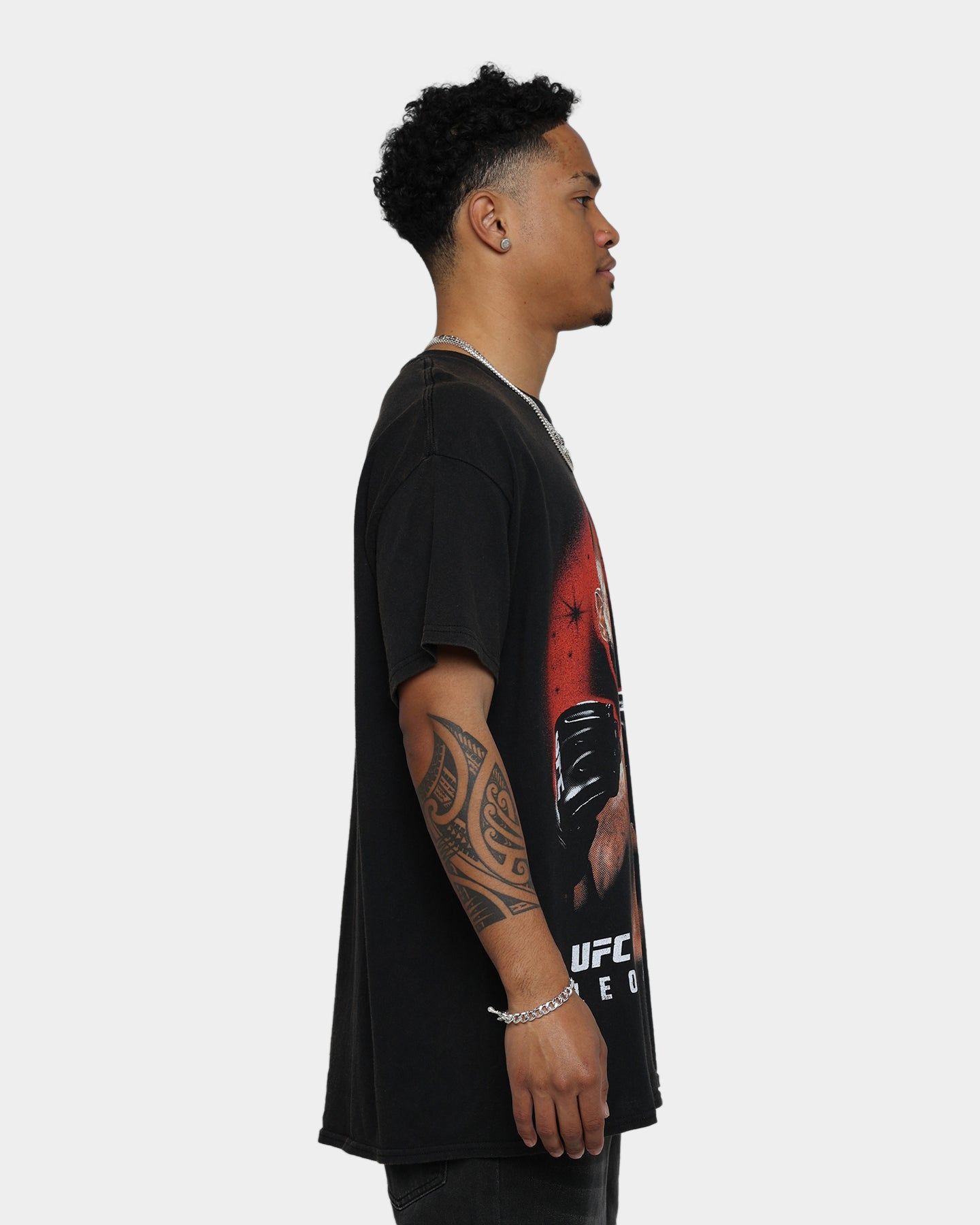 Goat Crew X UFC Leon Edwards Vintage T-Shirt Black Wash sold by Culture Kings product image thumbnail 5