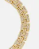 Saint Morta Baguette Interlink Bracelet Iced Gold sold by Culture Kings