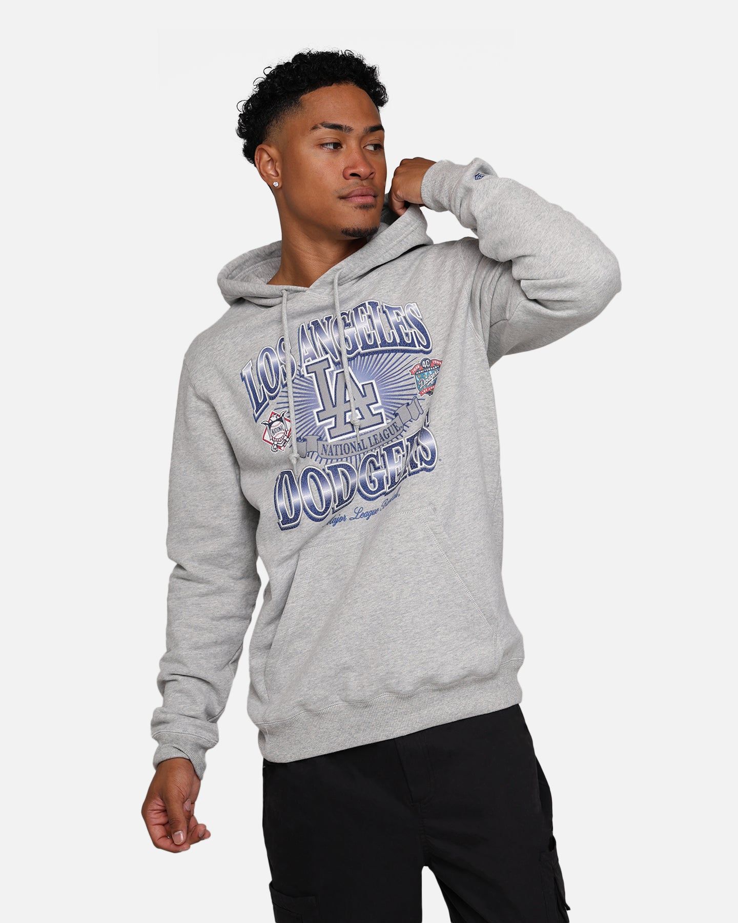 New Era Los Angeles Dodgers Pullover Hoodie Grey sold by Culture Kings