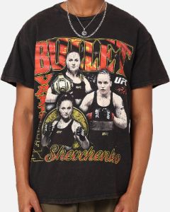 Goat Crew X UFC Valentina Shevchenko Vintage T-Shirt Black Wash sold by Culture Kings