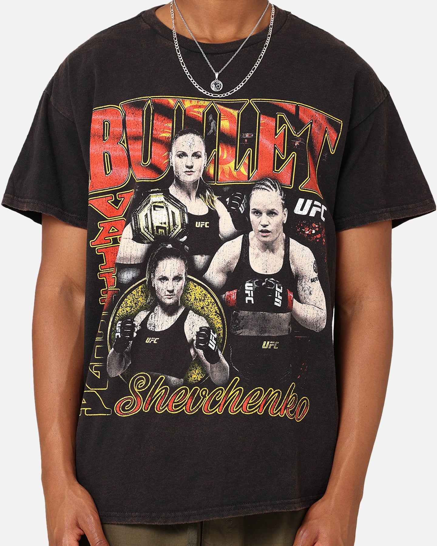 Goat Crew X UFC Valentina Shevchenko Vintage T-Shirt Black Wash sold by Culture Kings product image thumbnail 3