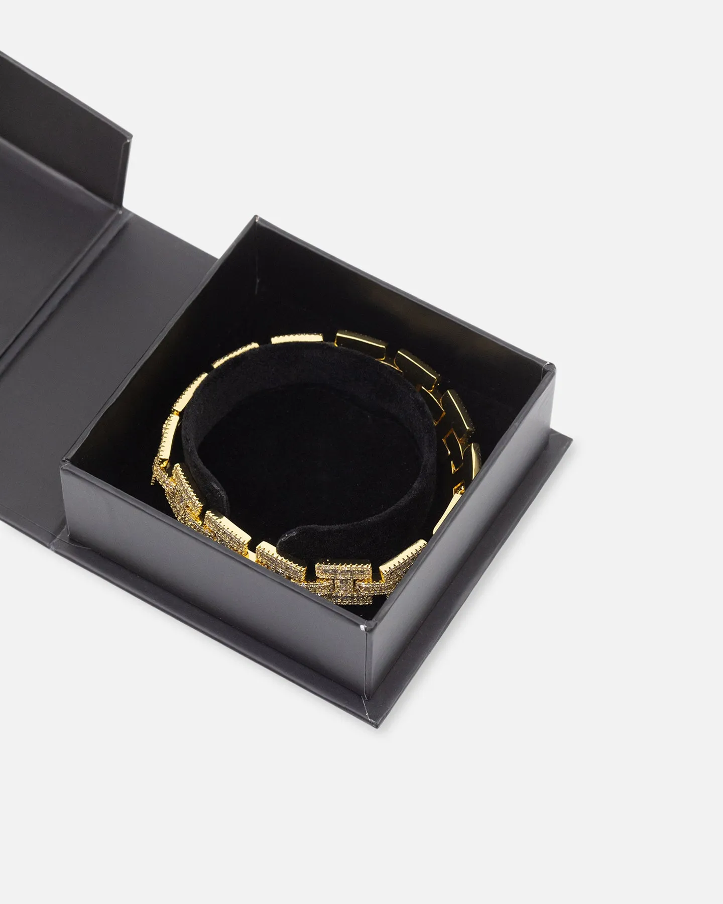 Saint Morta Baguette Interlink Bracelet Iced Gold sold by Culture Kings product image thumbnail 5