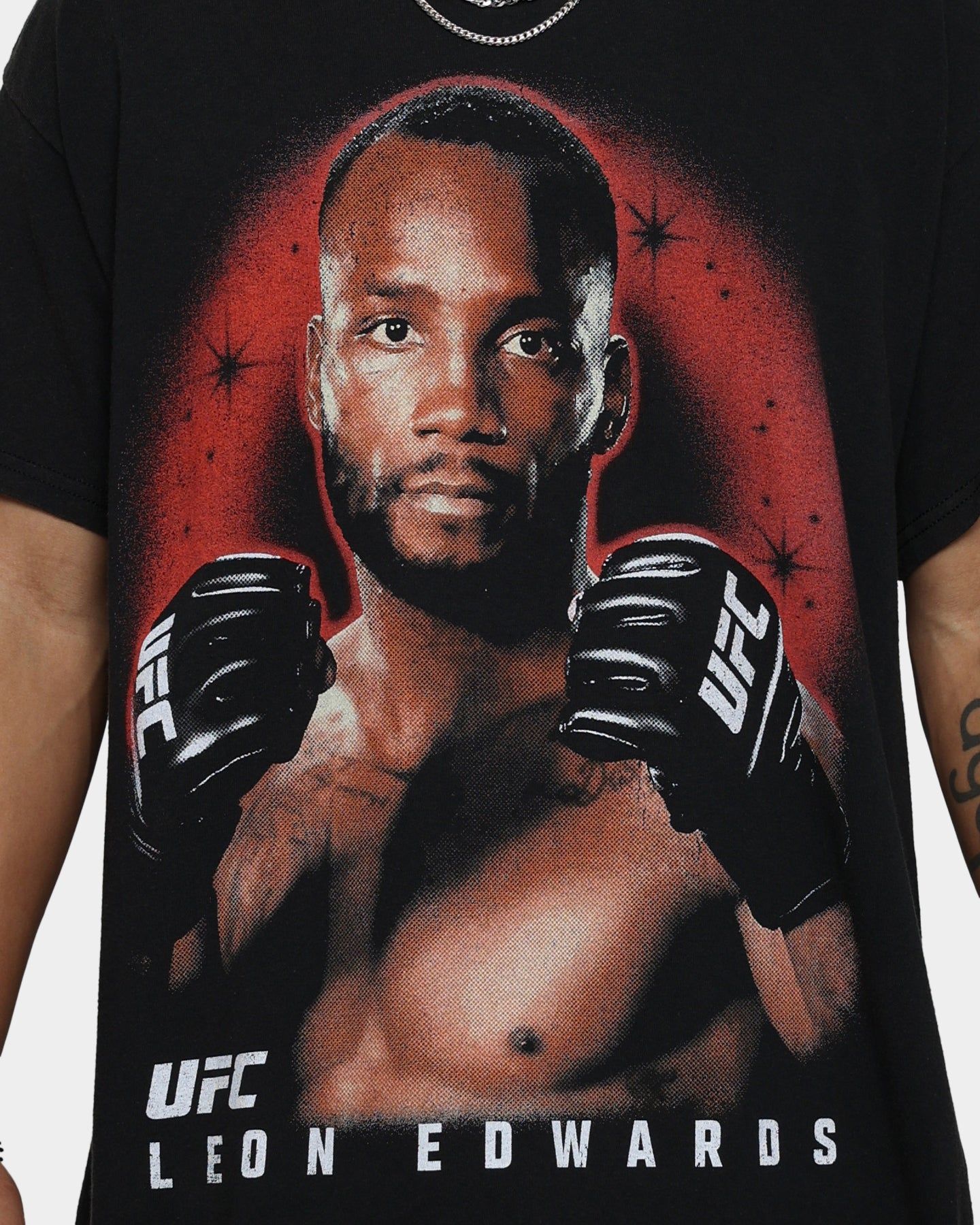 Goat Crew X UFC Leon Edwards Vintage T-Shirt Black Wash sold by Culture Kings product image thumbnail 3