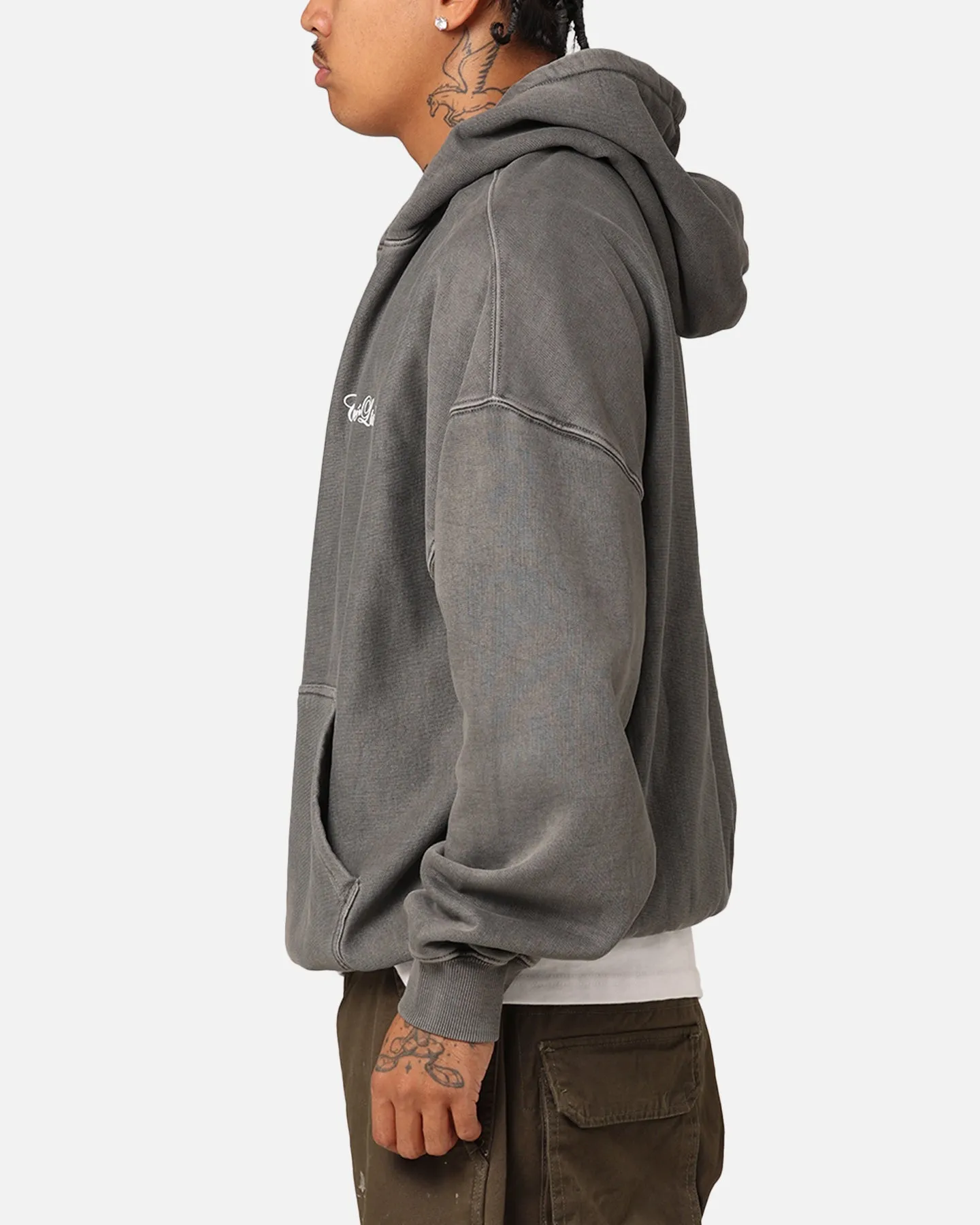 Carré Rosebud Oversized Hoodie Washed Charcoal sold by Culture Kings product image thumbnail 5